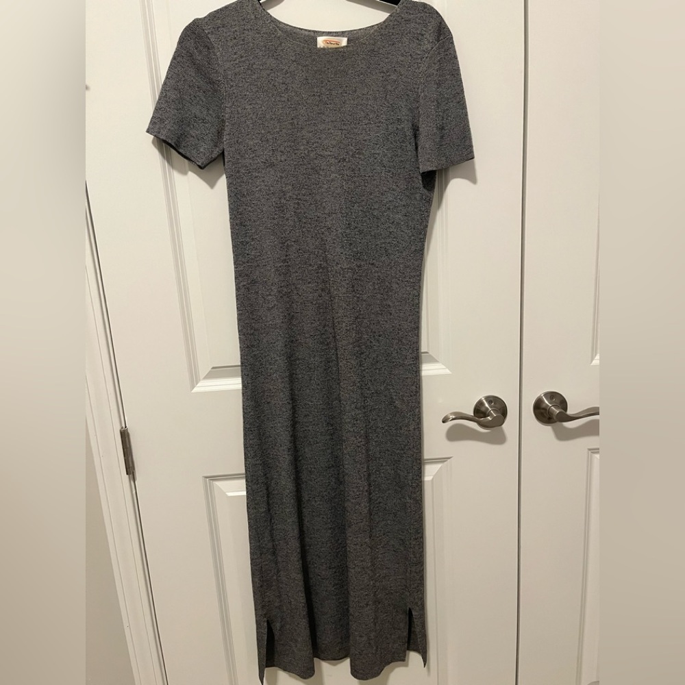Talbots knit maxi dress with matching jacket